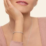 7 in. Certified Lab Grown Diamond Tennis Bracelet (1 ct. tw.) - Image 2