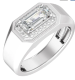 14K White 1 3/4 CTW Lab-Grown Diamond Halo-Style Band