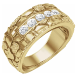 14K Yellow 1/2 CTW Lab-Grown Diamond Band
