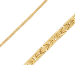 14k Gold 2.0mm Byzantine Chain