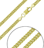 Gold Plated 925 Sterling Silver Miami Cuban Chain 2.6mm - Image 2