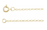 14K White | yellow  Sans Serif Initial A-Z Link | chain included | 16" - Image 5