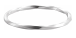 Sterling Silver Twisted 7 1/2" Bangles Bracelet