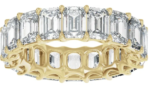 14K White 12 1/3 CTW Natural Diamond Low Profile Eternity Band - Image 3