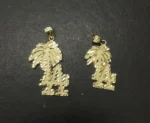 10K solid gold LA pendant | la jewelry | palm tree | - Image 2