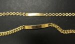 10K solid gold ID bracelets - Image 2