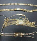 10K solid gold ID bracelets