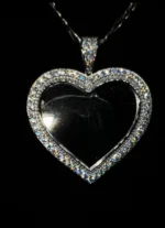 Sterling Silver Picture Pendant: Memorial Photo Keepsake - Image 2