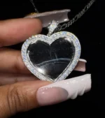 Sterling Silver Picture Pendant: Memorial Photo Keepsake