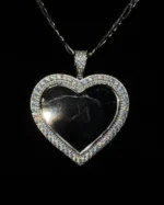 Sterling Silver Picture Pendant: Memorial Photo Keepsake - Image 5