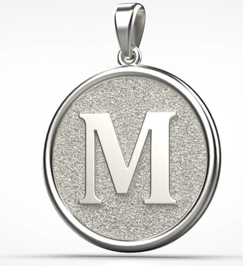 10k gold A-Z initial Pendants | yellow , white or rose gold - Image 4