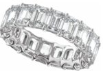 14K White 12 1/3 CTW Natural Diamond Low Profile Eternity Band - Image 4