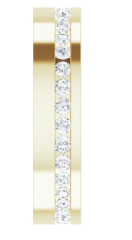 14K White 1 1/2 CTW Lab-Grown Diamond Band - Image 5