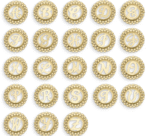 10k gold Initial rolex circle stud earrings