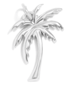 18K Gold PVD Stainless Steel Palm Tree Charm - Image 2