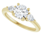 14K White 1 1/4 CTW Lab-Grown Diamond Engagement Ring - Image 2