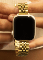 18K Gold PVD Stainless Steel Smart Watch Band