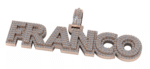 10K gold custom double layer name pendant | up to 8 letters - Image 2