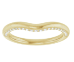 14K Yellow/white  1/6 CTW Lab-Grown Diamond Band - Image 2
