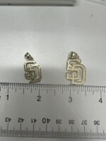 10k gold Double Initial pendants | Rings | Earrings - Image 3