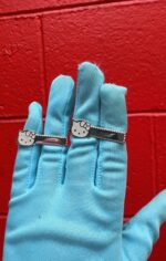 10K Gold Two-Finger Custom Engraved Ring | Any design available - Image 3