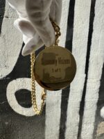 10k/14k gold custom medallion style pendant | color optional - Image 6