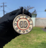 10k/14k gold custom medallion style pendant | color optional - Image 10