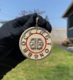 10k/14k gold custom medallion style pendant | color optional - Image 8