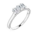 14K White 9/10 CTW Lab-Grown Diamond  Band | white or yellow gold