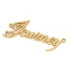 Custom silver gold plated name necklace ( adjustable chain included ) - Image 8