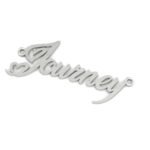 Custom silver gold plated name necklace ( adjustable chain included ) - Image 7