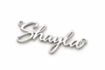 Custom silver gold plated name necklace ( adjustable chain included ) - Image 4