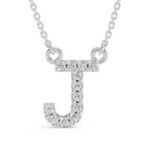 10K Gold Natural VVS E/F Color Initial A-Z Pendant W/chain |White,Rose or yellow gold - Image 9