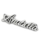 Custom silver gold plated name necklace ( adjustable chain included ) - Image 6